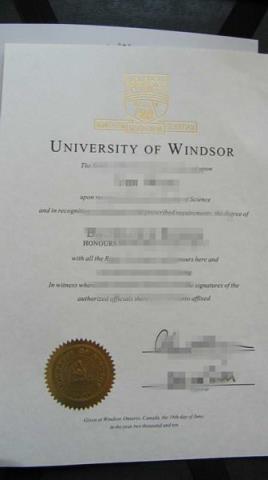 温莎大学毕业证制作 University of Windsor Diploma