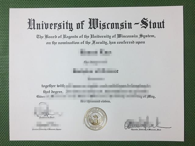 威斯康星大学斯托特分校（国际学生信息）毕业证制作 University of Wisconsin-Stout (International Stude Diploma
