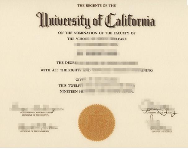 加利福尼亚大学河滨分校毕业文凭真伪