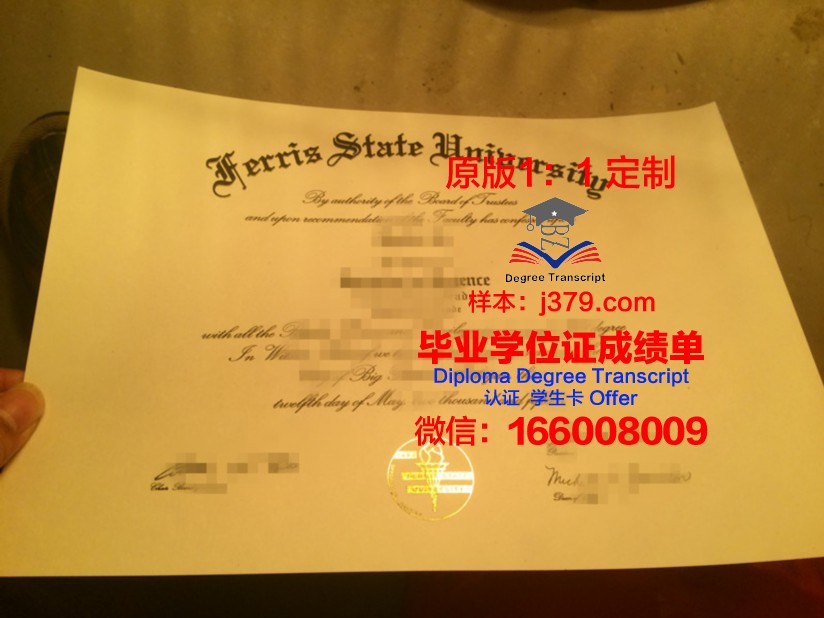 费里斯州立大学毕业文凭