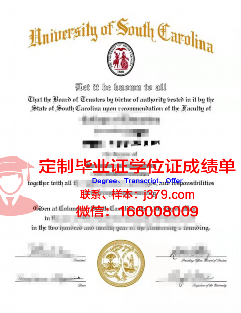 卡罗莱纳海岸大学毕业证高清图(卡罗莱娜)