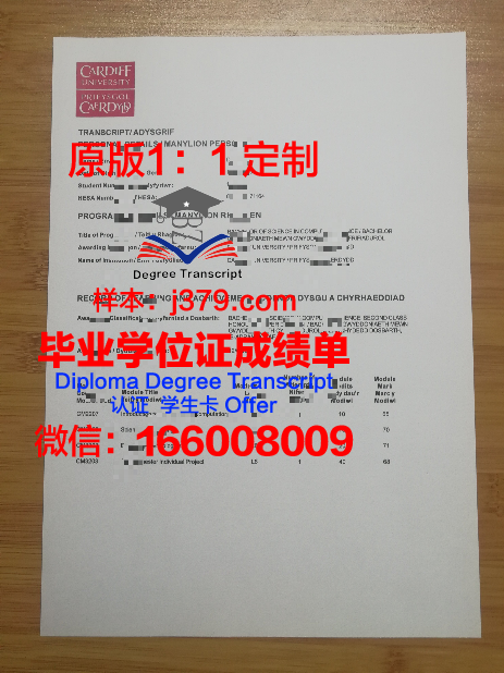 卡迪夫都市大学研究生毕业证书(卡迪夫大学硕士毕业证)