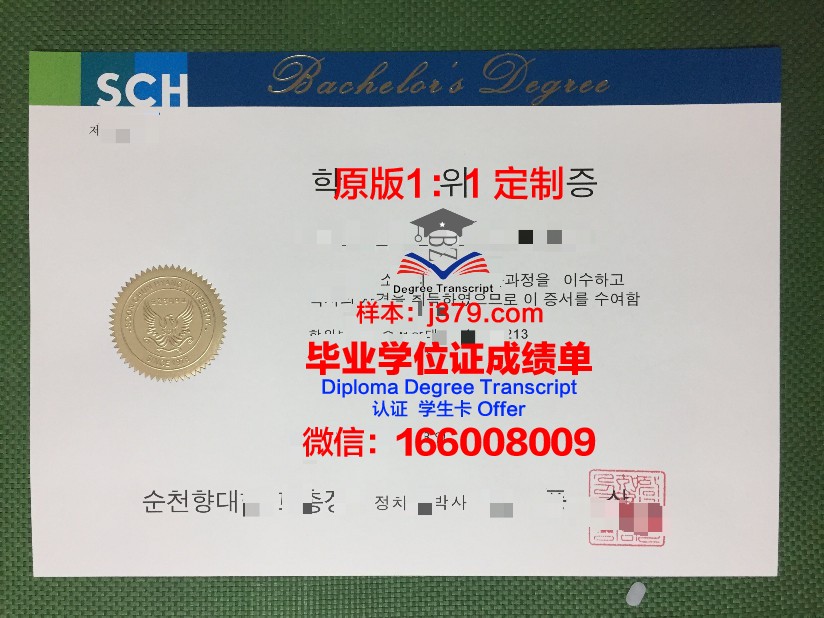 顺天第一大学毕业证学位证