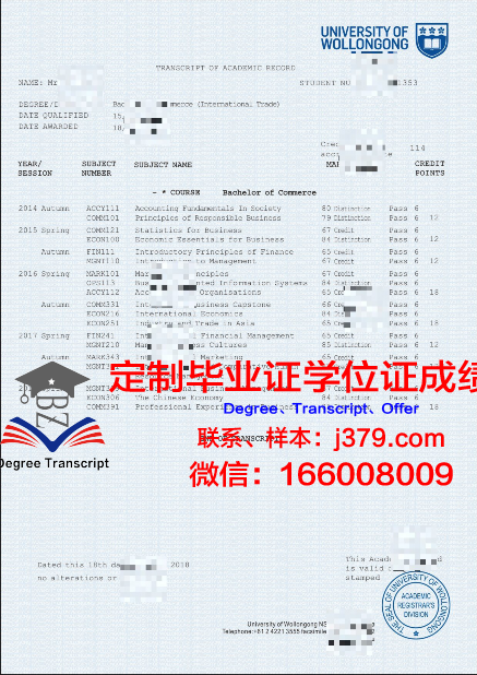 澳大利亚补开毕业证(澳大利亚留学毕业证)