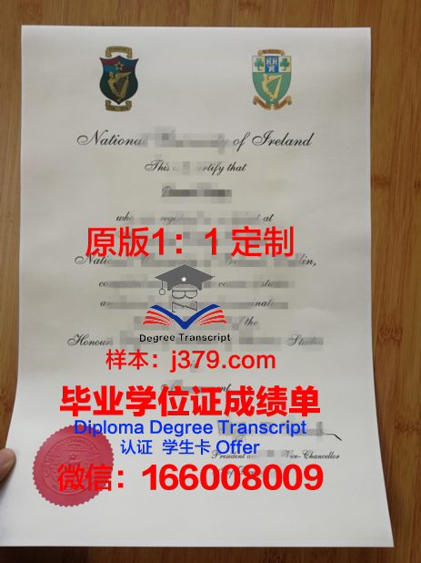 爱尔兰国立大学-高威毕业证高清图(爱尔兰高威理工学院)