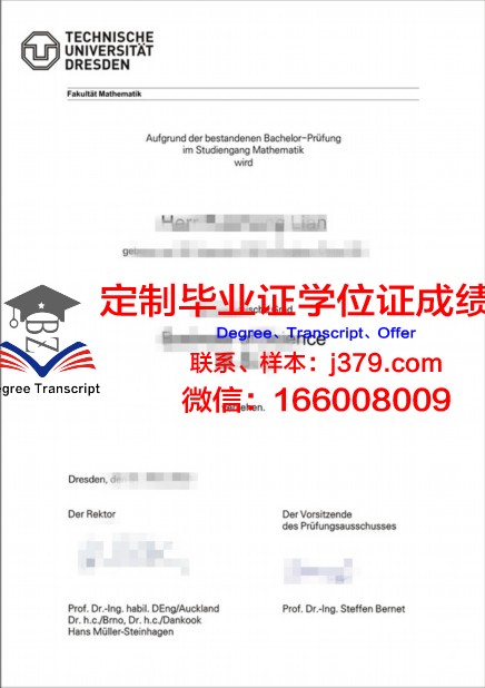 德累斯顿工程和经济应用技术大学学位证——国际认可的学术通行证