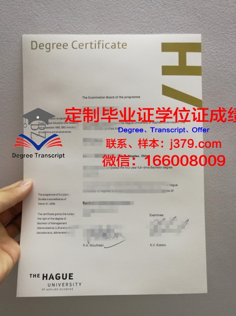 海牙酒店学院毕业证模板(海牙酒店管理学院费用)